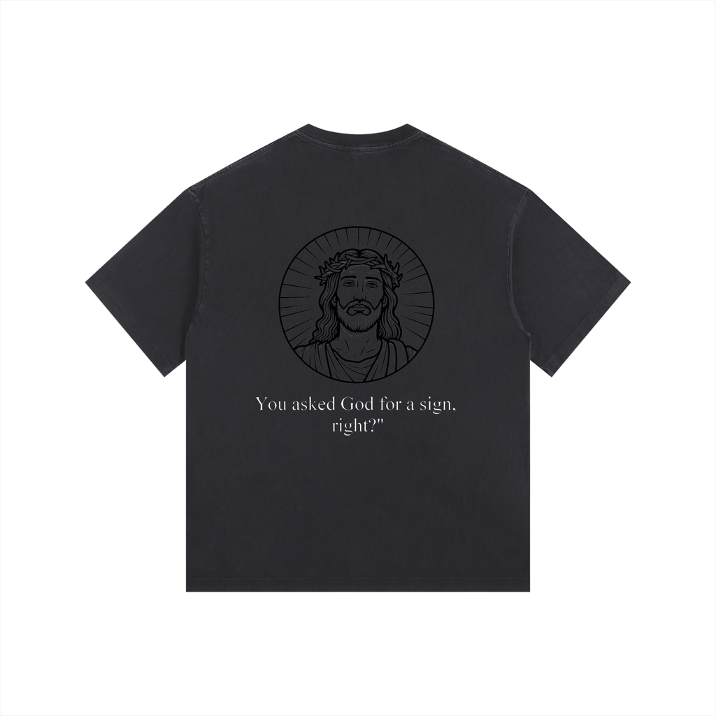 Vintage Washed Oversized Cotton T-Shirt