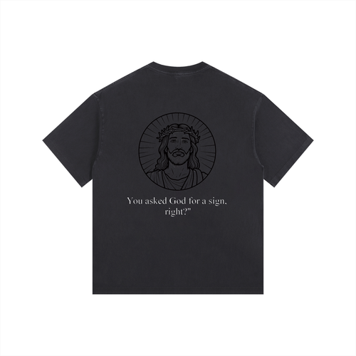 Vintage Washed Oversized Cotton T-Shirt